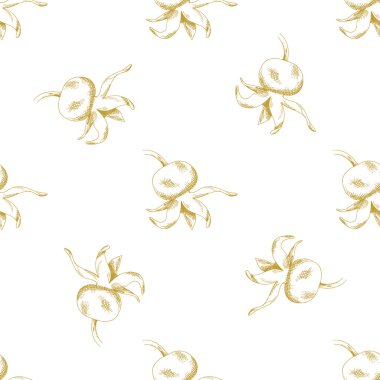 Altın kroki briar desen