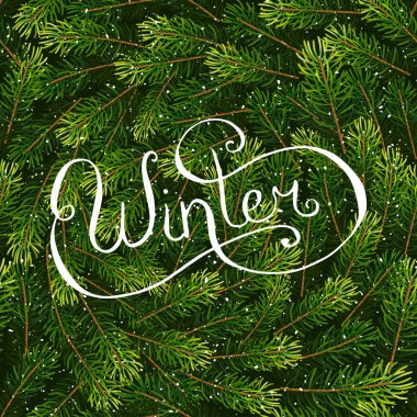 Tatil hediye kartı kış yazıt ile