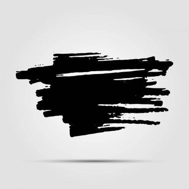 Mürekkep grunge dokular modern el çekilmiş