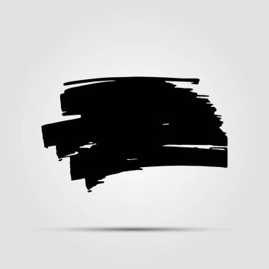 Mürekkep grunge dokular modern el çekilmiş