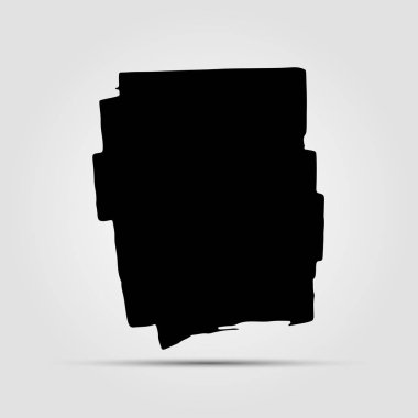 Mürekkep grunge dokular modern el çekilmiş