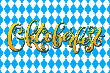 Oktoberfest harflerle geleneksel Bavyera tatil 