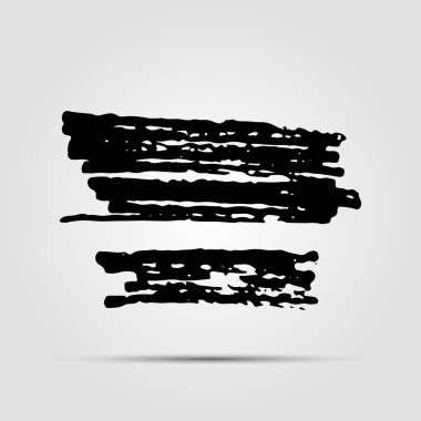 Mürekkep grunge dokular modern el çekilmiş