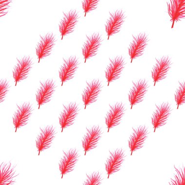 Suluboya tüyler soyut seamless modeli