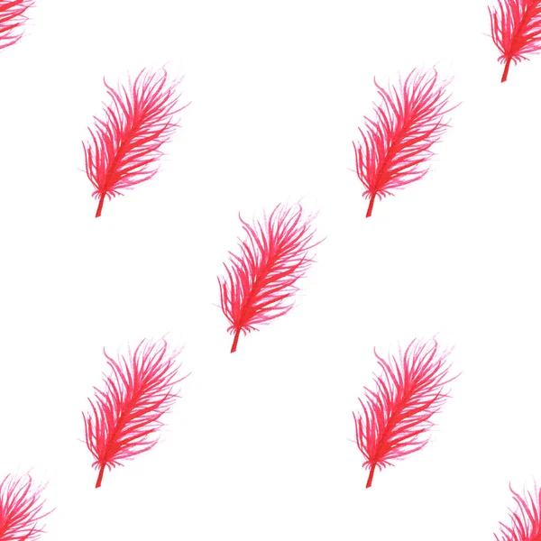 Suluboya tüyler soyut seamless modeli