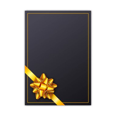 Siyah tatil hediye kartı