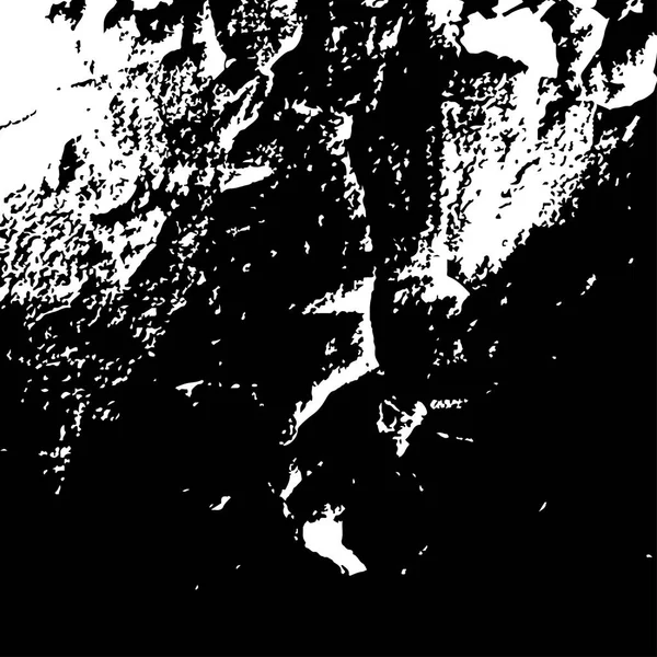 Grunge textura negra sobre blanco — Archivo Imágenes Vectoriales