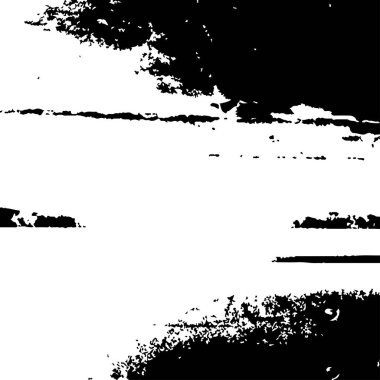 Beyaz arka planda siyah Grunge textures