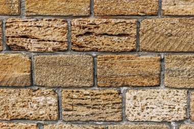 Tasarımcıya yardım etmek için: Kabuk kaya bloklarından bir duvarın parçası, öngörü 4