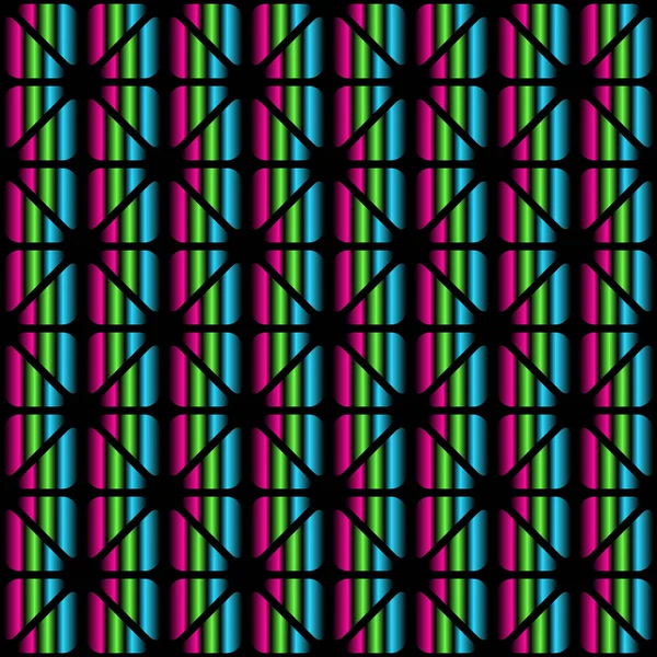 삼각형에서 색상 기하학적 완벽 한 패턴. — 스톡 벡터