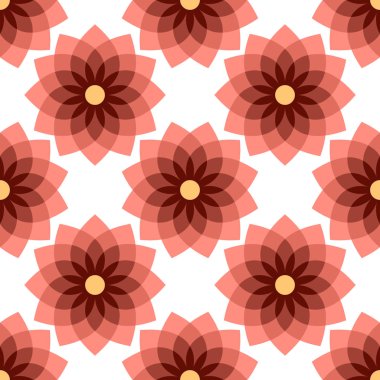 çiçek desenli sorunsuz