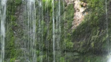 Şelale Jedlova Creek Jizera mountains içinde
