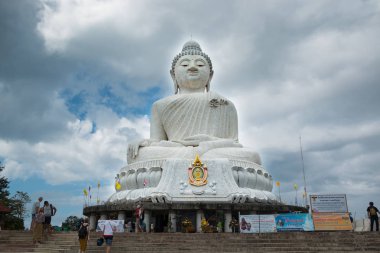 Phuket, Tayland - 7.11.2016: Big Buddha anıt Phuket Adası üzerinde