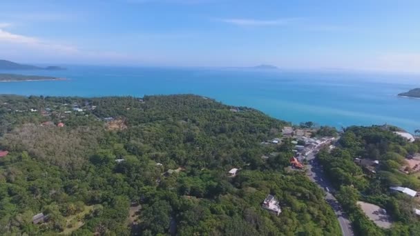Playa Yanui y cabo Promthep en Phuket — Vídeos de Stock