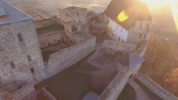 Castello medievale di Tocnik, Repubblica Ceca — Video Stock