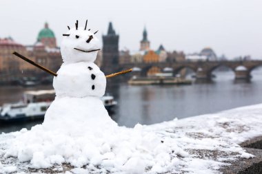 Arka plan eski Prag kardan adam