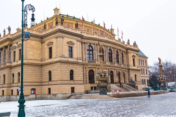 PRAGUE, CZECH REPUBLIC - 03.01.2017: The Rudolfinum in Prague in old part of the city — Stock Photo, Image