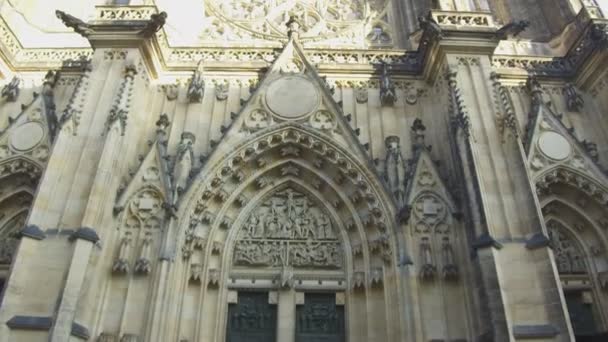 Saint Vitus Cathedral in Prague — Stock Video