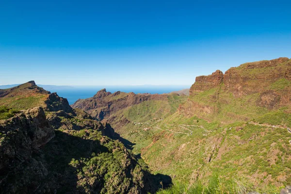 Horská krajina na Tenerife, Kanárské ostrovy — Stock fotografie