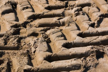 Tekerlek parça kum doku