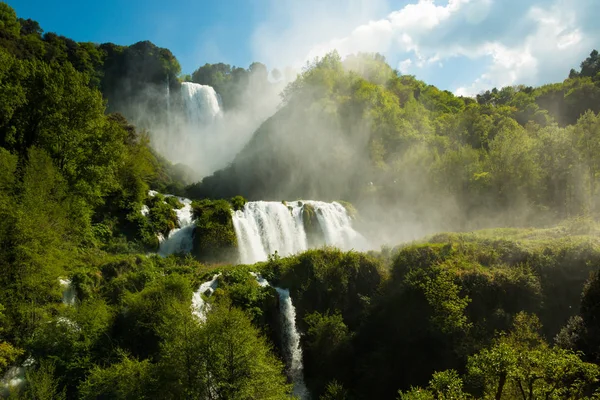 Marmore'nın şelaleler Umbria — Stok fotoğraf