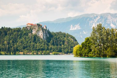Bled kale Slovenya ile Lake Bled