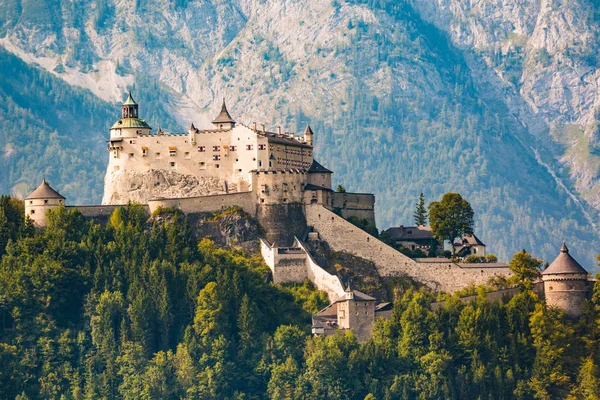 Hohenwerfen castelo e fortaleza, Werfen, Áustria — Fotografia de Stock