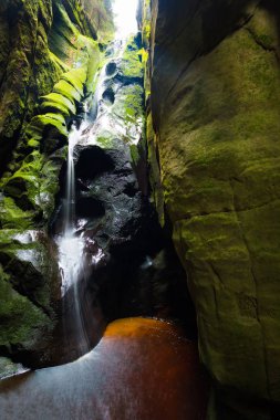 Şelale Aderspach kumtaşı rock City, Çek Cumhuriyeti