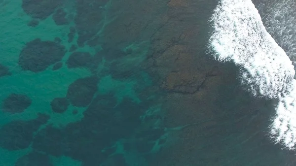 巴厘岛海景海滩鸟瞰 — 图库照片