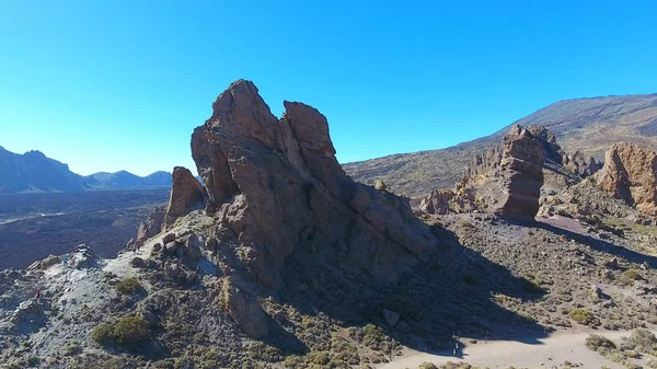 Letecký pohled na národní Park Teide v Tenerife, Španělsko — Stock fotografie