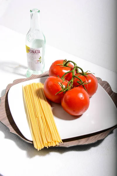 Rezept für mediterrane Ernährung — Stockfoto