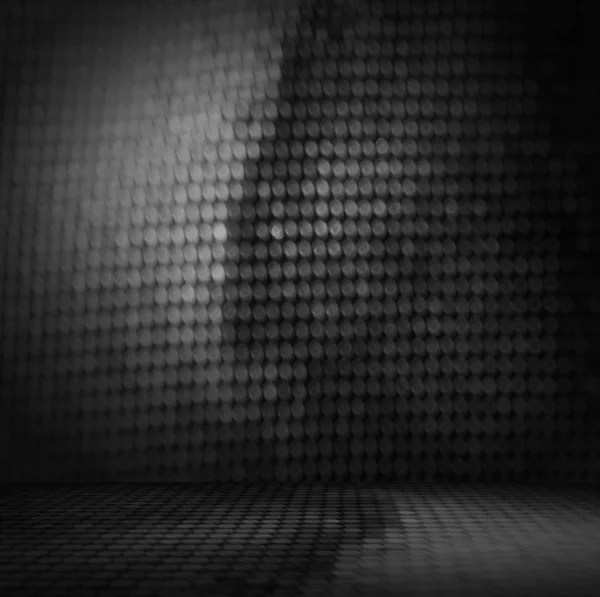ボーダー黒ビネット背景を持つ抽象的な高級黒ドット — ストック写真