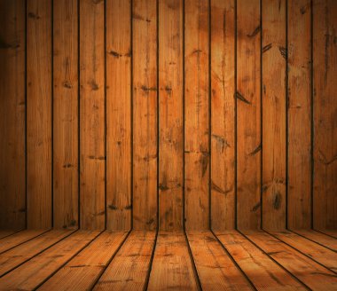 Koyu ahşap doku Oda arka plan. Kopya alanı.