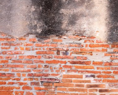 Boş eski vintage tuğla doku duvar. Grunge arka plan. SP kopyalama