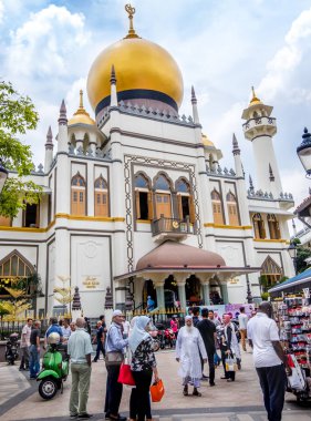 Hacı Lane, Singapur-Eylül 22: Sokak görünümü onun korunmuş