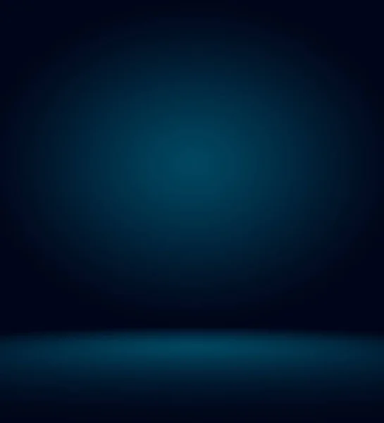 Abstrakta slät Mörk blå med svart vinjett Studio väl använda som — Stockfoto