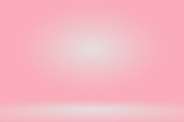 Vektör: pastel şeftali Stüdyo Oda arka plan, şablon ürün, iş zemin görüntüsünü için sahte boş
