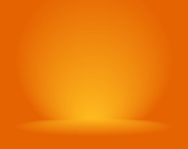 Ürün - vektör görüntü için arka plan olarak kullanılan boş portakal Stüdyo Oda