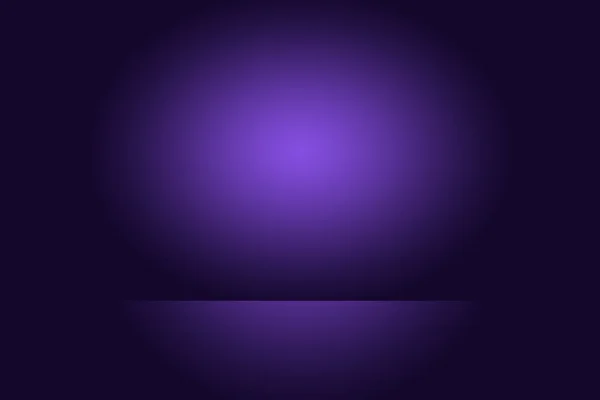 Studio Background Concept - Dark Gradient purple studio room background for product. — Stock Photo, Image