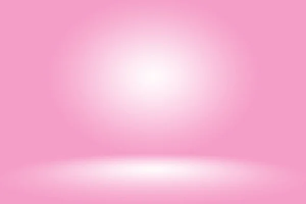 핑크 색 배경 크리스마스 발렌틴의 레이아웃 디자인 스튜디오, 룸, 웹 템플릿, 비즈니스보고서 부드러운 원 경사 색상으로. — 스톡 사진