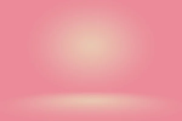 핑크 색 배경 크리스마스 발렌틴의 레이아웃 디자인 스튜디오, 룸, 웹 템플릿, 비즈니스보고서 부드러운 원 경사 색상으로. — 스톡 사진