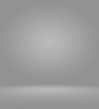 Boş fotoğrafçı studio arka plan soyut, arka plan doku güzellik karanlık temizlemek ve boş geniş oda kış iç açık mavi, soğuk gri, karlı beyaz degrade düz duvar ve zemin ışık