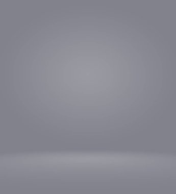 Boş fotoğrafçı studio arka plan soyut, arka plan doku güzellik karanlık temizlemek ve boş geniş oda kış iç açık mavi, soğuk gri, karlı beyaz degrade düz duvar ve zemin ışık