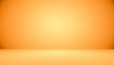 Soyut pürüzsüz Turuncu arkaplan tasarımı, stüdyo, oda, web şablonu, düz daire eğimli iş raporu