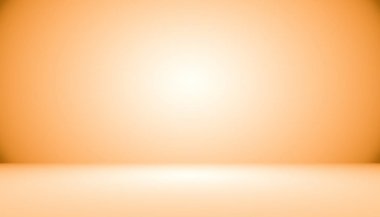 Soyut pürüzsüz Turuncu arkaplan tasarımı, stüdyo, oda, web şablonu, düz daire eğimli iş raporu