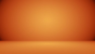 Soyut pürüzsüz Turuncu arkaplan tasarımı, stüdyo, oda, web şablonu, düz daire eğimli iş raporu