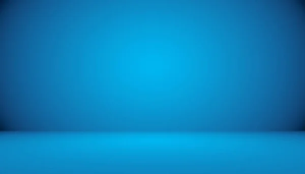 Azul gradiente abstrato fundo vazio quarto com espaço para o seu texto e imagem — Fotografia de Stock