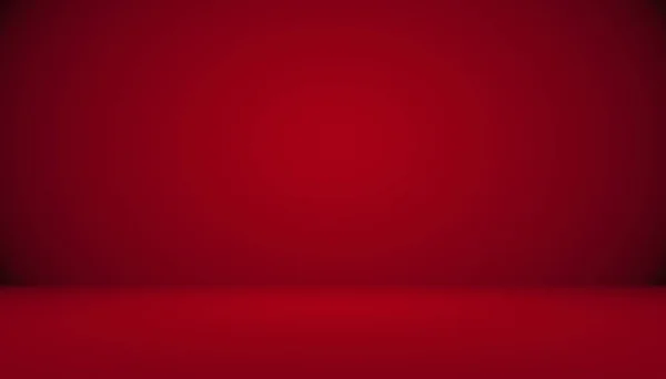 红底圣诞情人节布局设计，工作室，房间，网页模板，具有光滑圆形渐变色彩的商务报告 — 图库照片