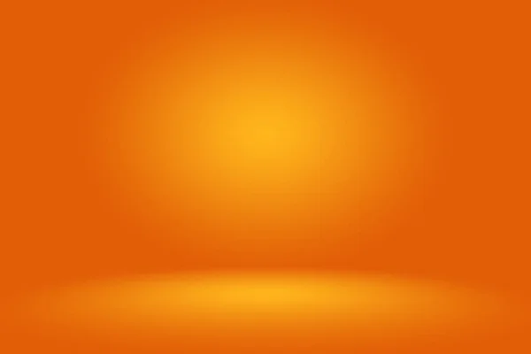 Diseño de diseño de fondo naranja liso abstracto, estudio, habitación, plantilla web, informe de negocios con color de gradiente de círculo liso —  Fotos de Stock