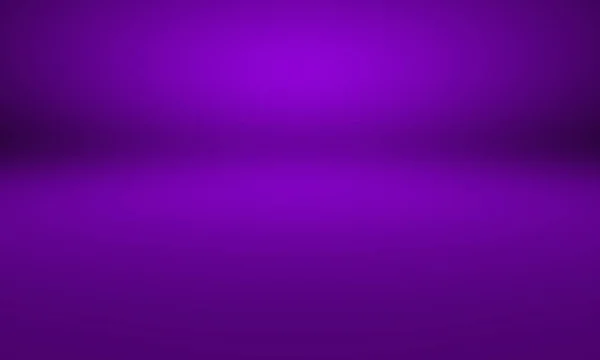 Studio Background Concept - abstrato escuro gradiente roxo estúdio quarto fundo para o produto . — Fotografia de Stock